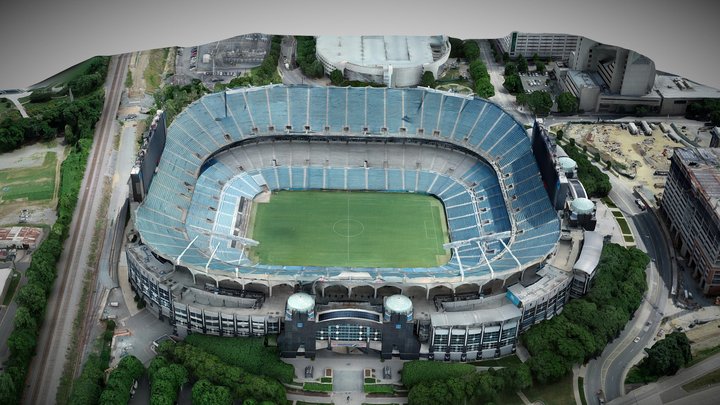 Carolina Panthers 3D map 3D Model