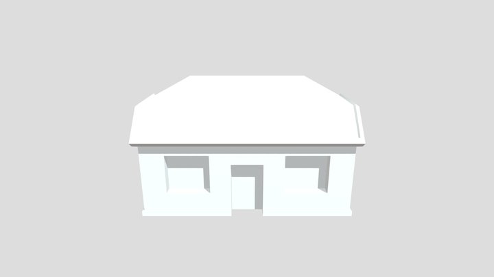Мансардная (Ломаная) крыша 3D Model