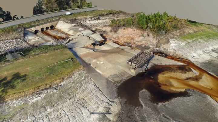 Lake Hampton Dam Post Hurricane Irma 3D Model
