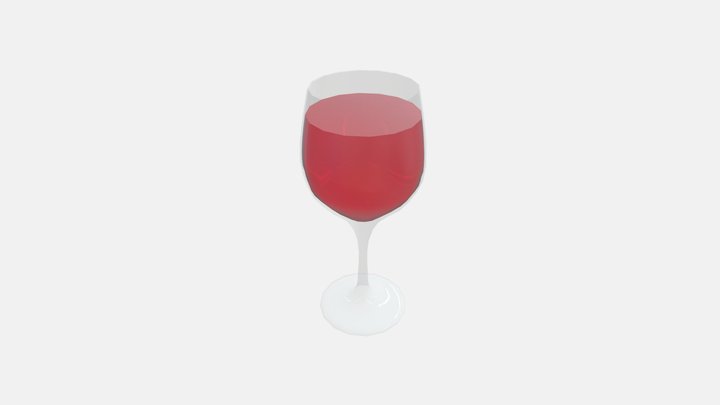Wine Glass 3D Model