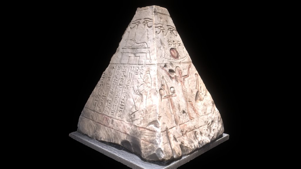 Hieroglyph Stone Pyramid