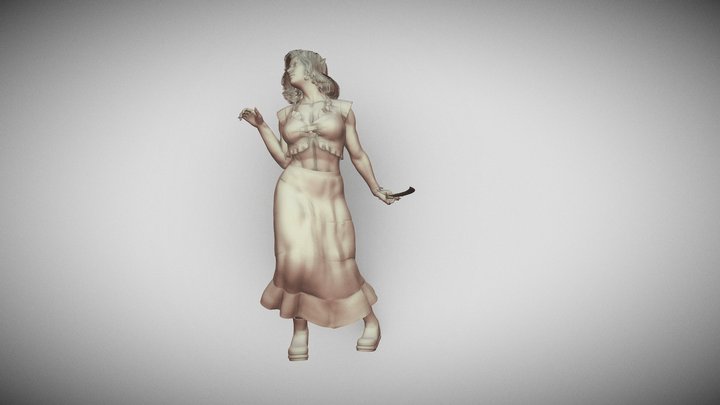 Elf Girl 3D Model