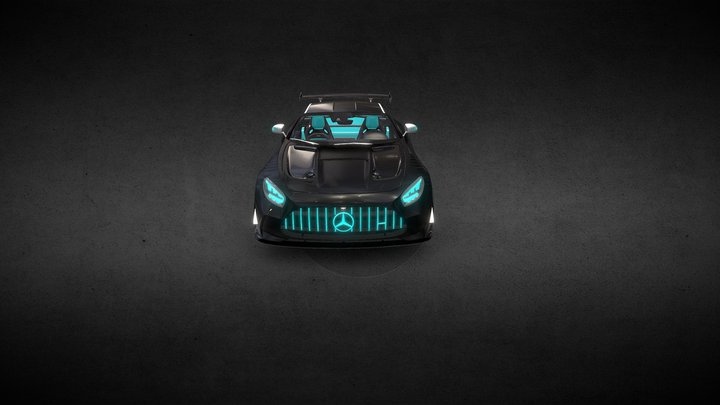 Mercedes AMG GT 3D Model