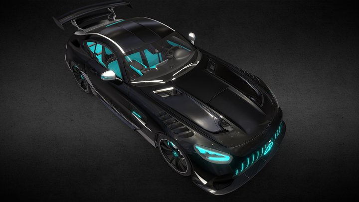 Mercedes AMG GT 3D Model
