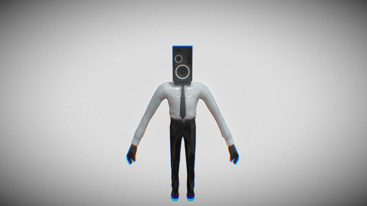 Largespeakerman (8) 3D Model