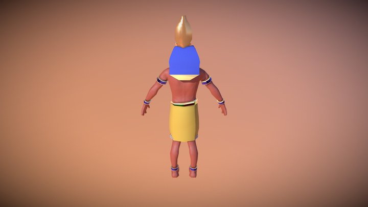 Digital Creatures - Horus Low/Mid Poly 3D Model