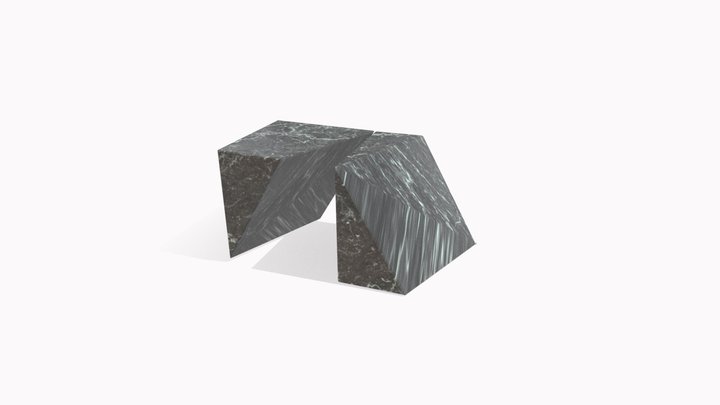 Würfelschnitt raumdiagonal 3D Model