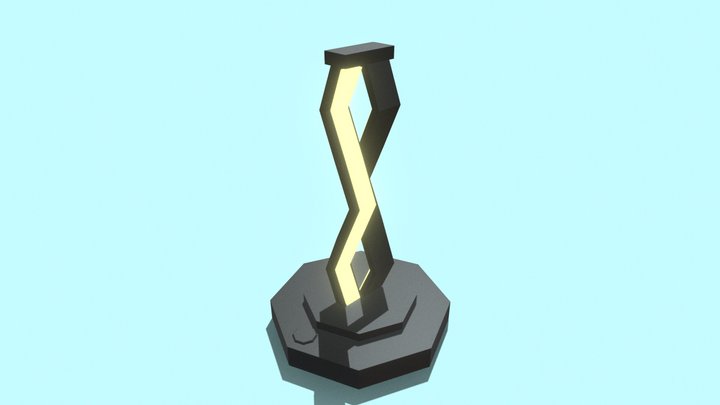 Low Polly Stylized Desk Lamp