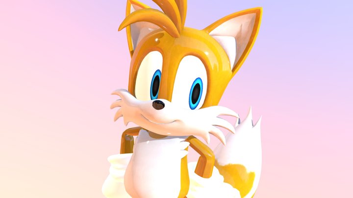 Tails (obj) (Free 3d Model) 3D Model