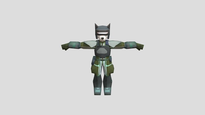Cornerian Soldier Common 3D Model