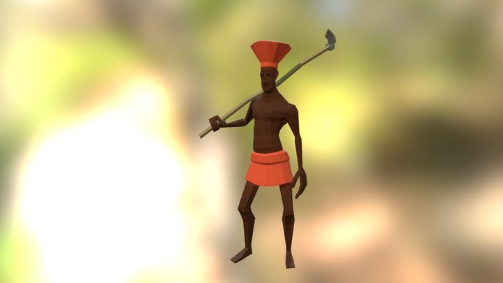 Farmer 3D Model