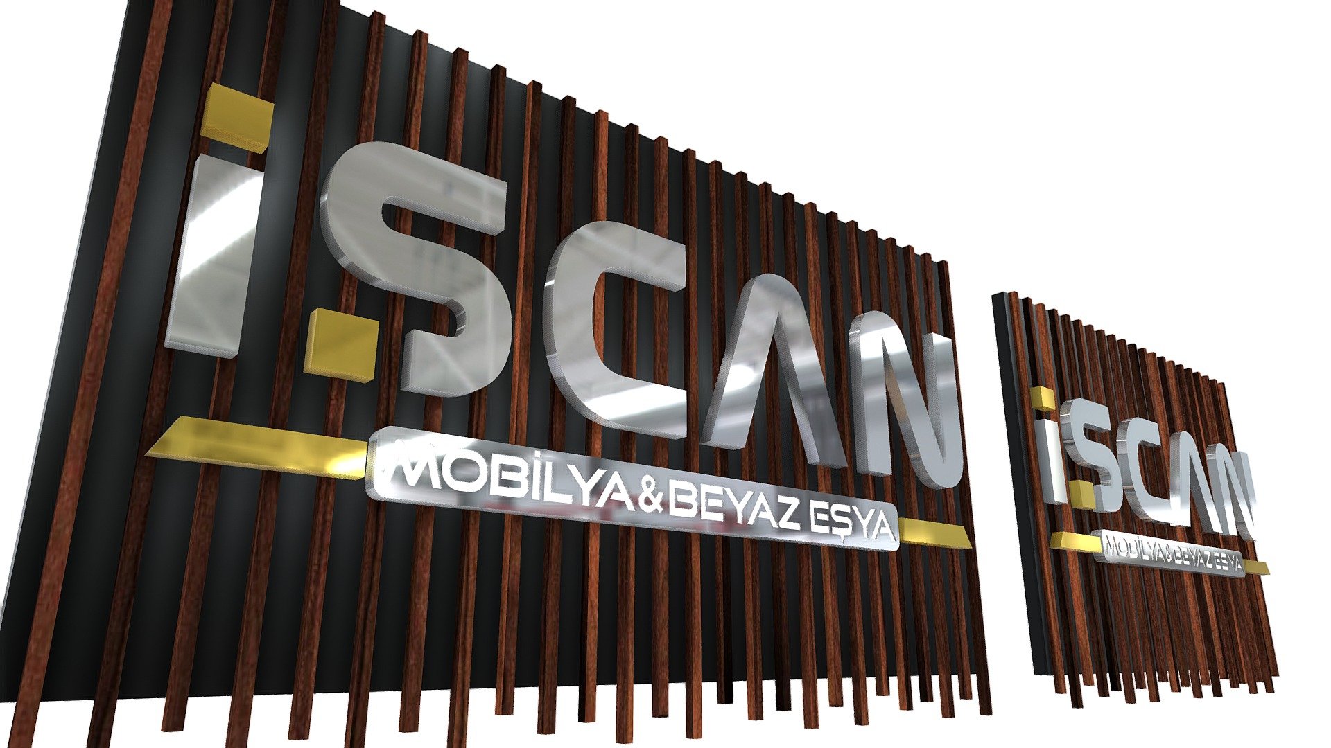İşcan Mobilya ve Beyaz Eşya Cephe Çalışması