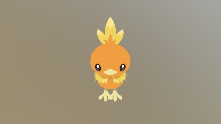 Torchic Mark 3D Model