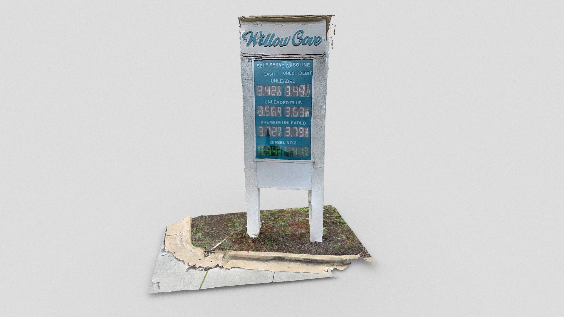 Day 10: Willow Cove gas station - 1scanaday