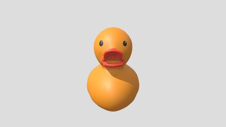 rubber_duck_toy_4k 3D Model