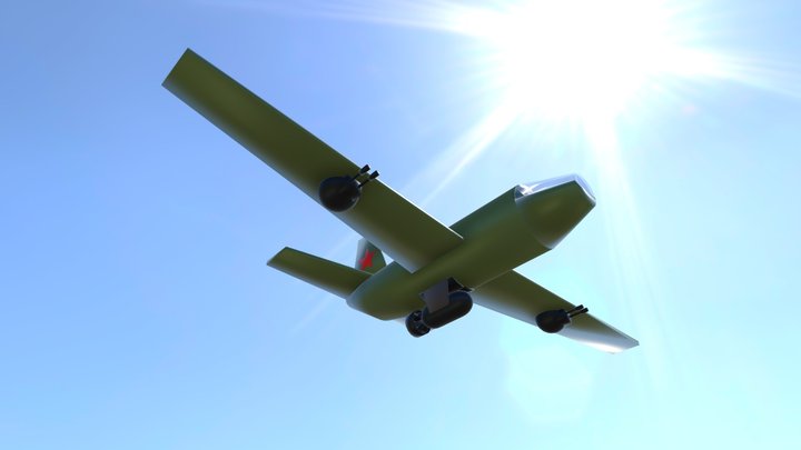 Bomber 3D Model