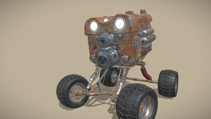 Exploration Droid 3D Model