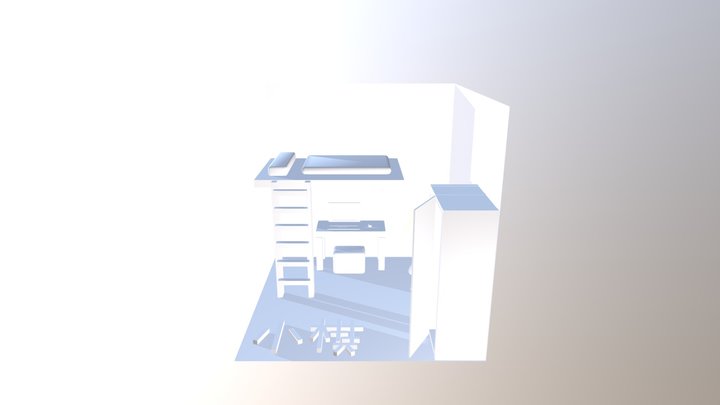 作業1房間模型 3D Model