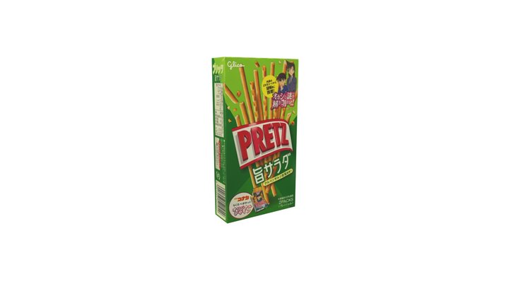 Pretz Salad Flavor 3D Model