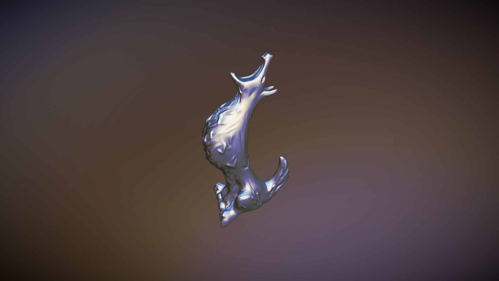 Winter Wolf for 3D print