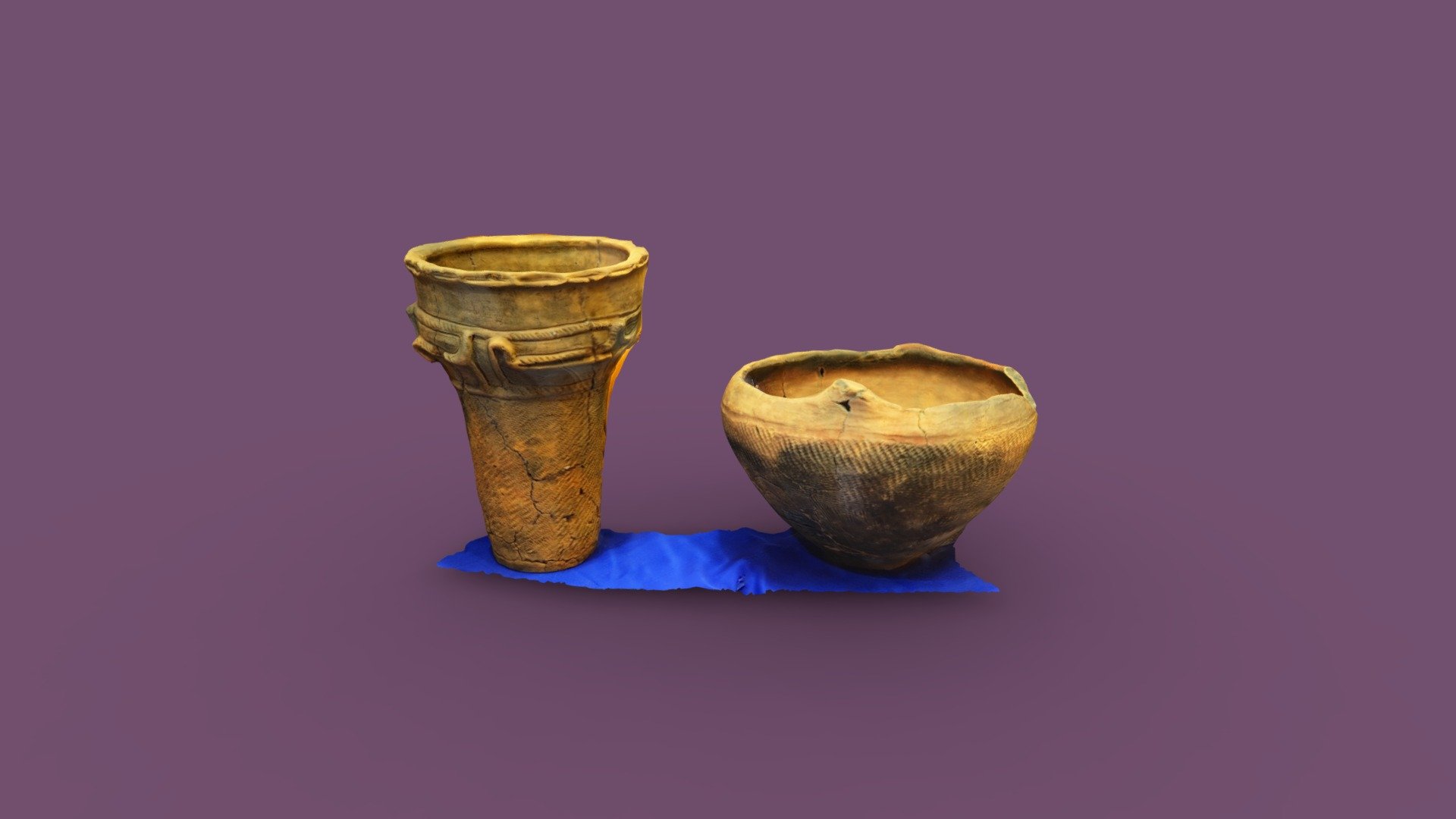 勝坂式土器及び加曽利E式土器　観察記録3Dモデル