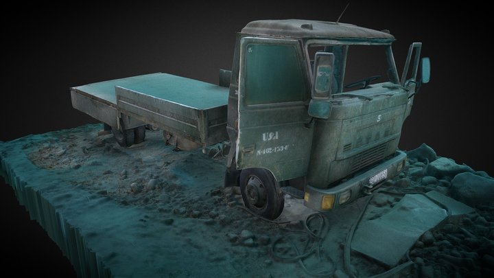 Star 742L Truck - Koparki Jaworzno Quarry 3D Model