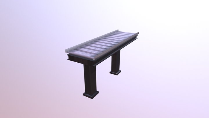 Conveyor Belt Piece 3D Model