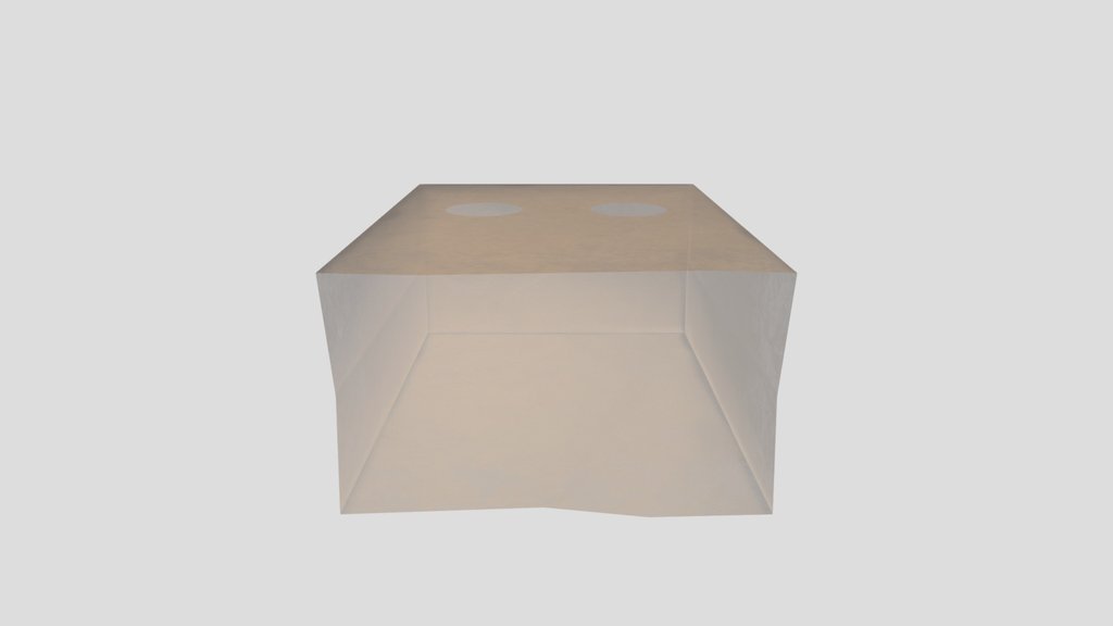 Paper Bag Mask Straight Cut