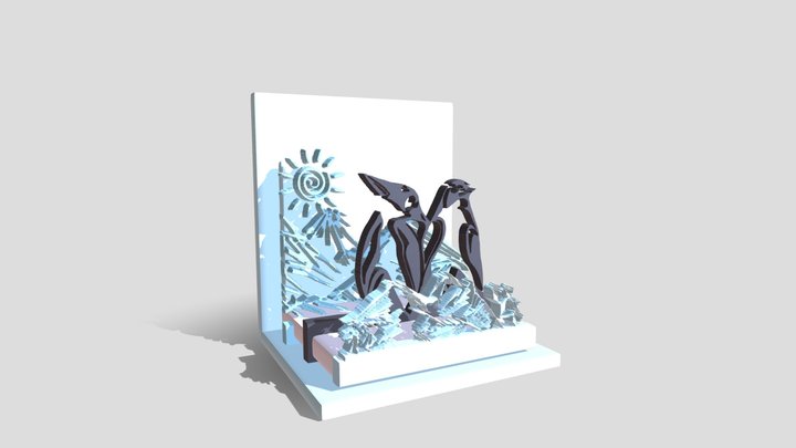 🧊ANTARCTICA❄️ PENGUINS🐧 – Modelo 3D gratuito STL