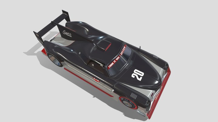 GAZ M20 | 24 Hours of Le Mans 3D Model