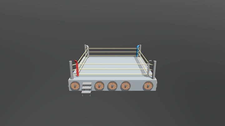 EXP_Viking Boxing Ring 3D Model
