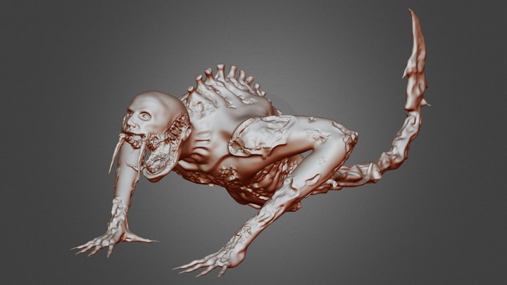 Dead Space - Leaper (WIP) 3D Model