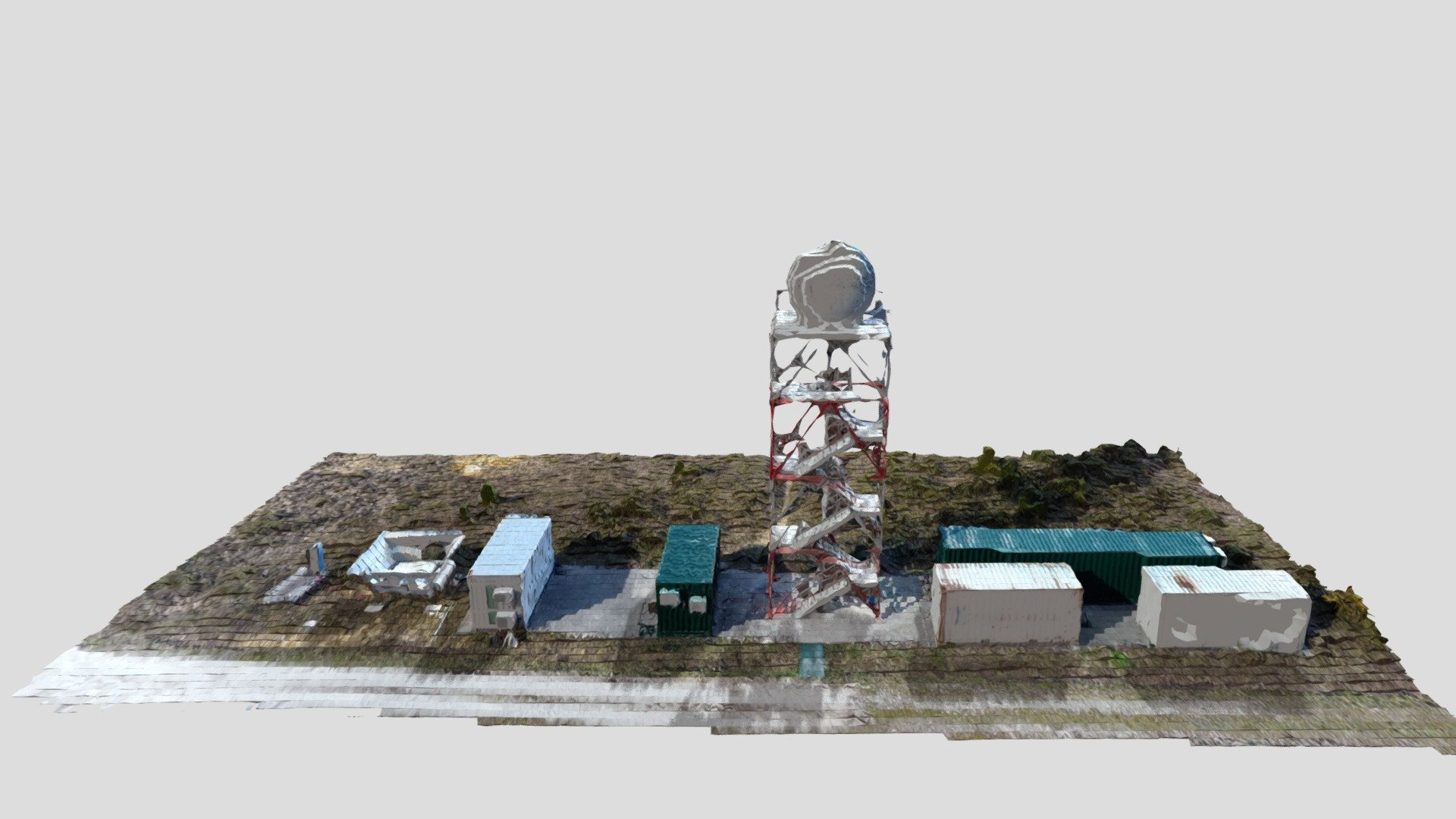 Modelo 3D en el aeródromo Aerolugo