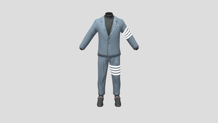 man office for game 3D Model
