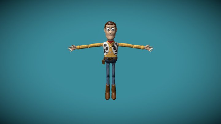 Woody - Toy Story 3D Model