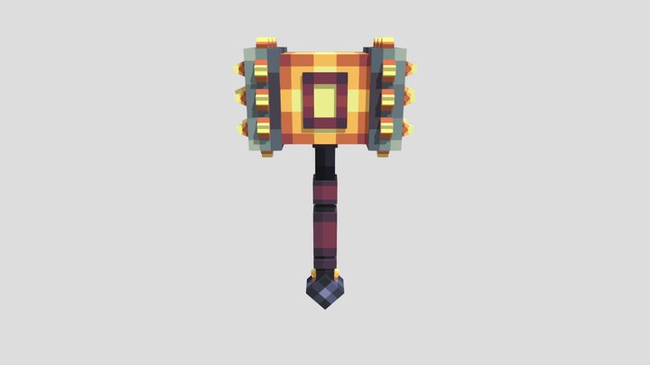 [ BPK SMP S3 ] Ember Mallet 3D Model