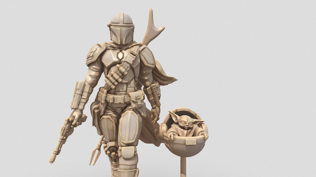 The Mandalorian - Star Wars 3d printable model
