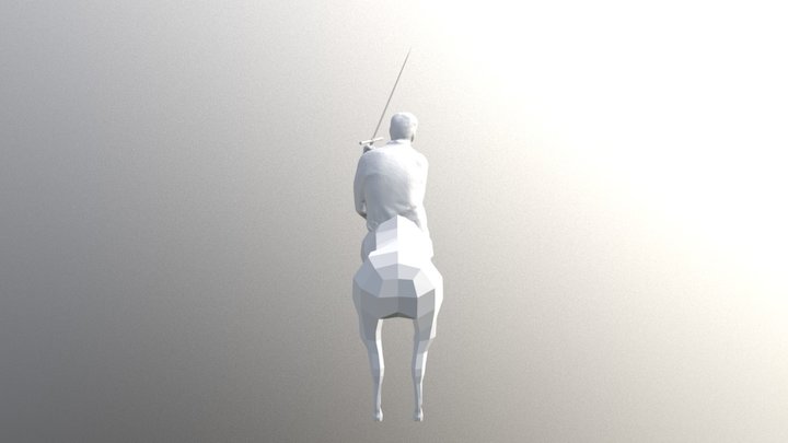 Knight Chess Piece 3D Model