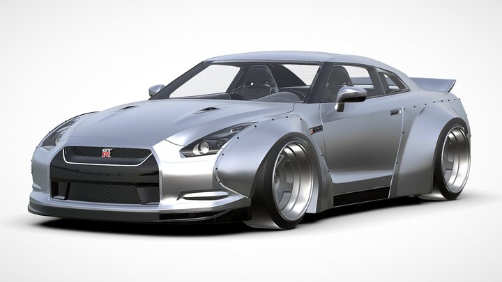 Nissan GT-R 3D Model