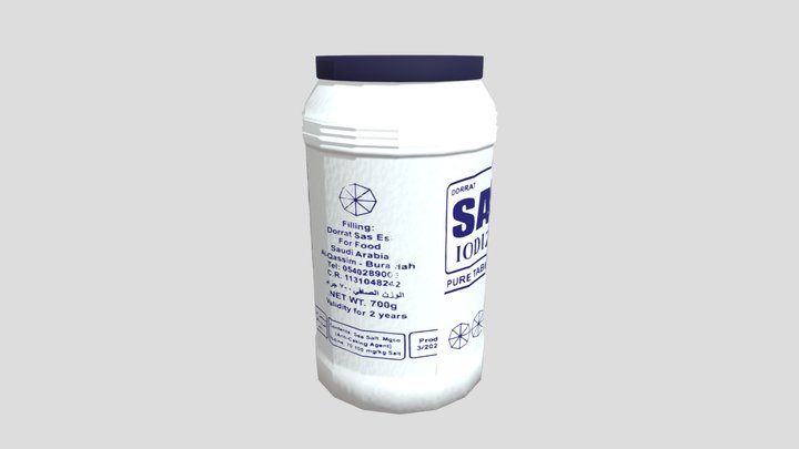 Salt -  ملح ديرة ساس باليود 3D Model