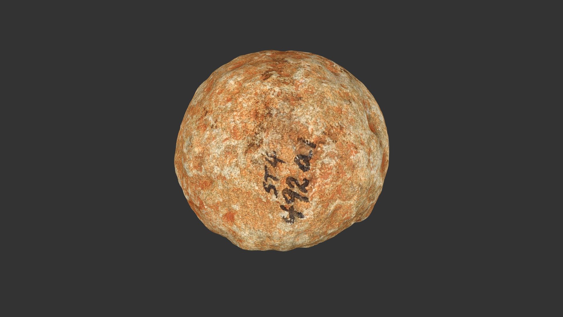 Hammerstone (492a17) Download Free 3D model by RLA Archaeology (rlaarchaeology) [7a8ac59