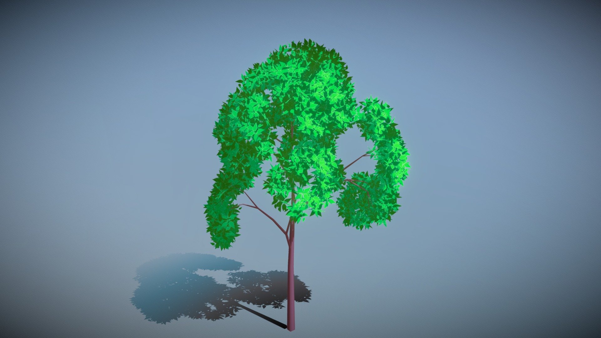 Stylized fluffy tree - Download Free 3D model by Hridoy19991 [7a8aec9 ...