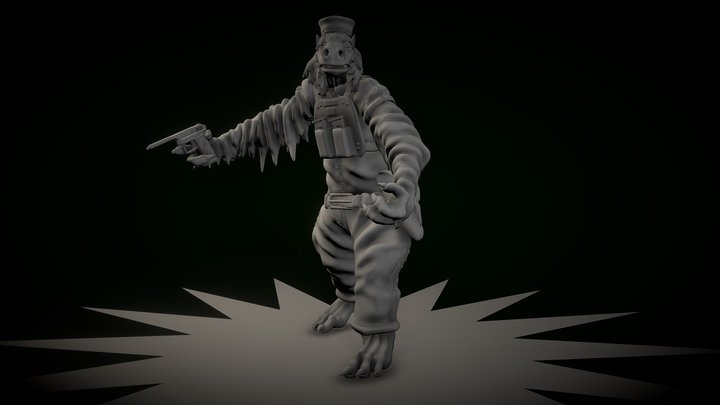 Megatherium man 3D Model