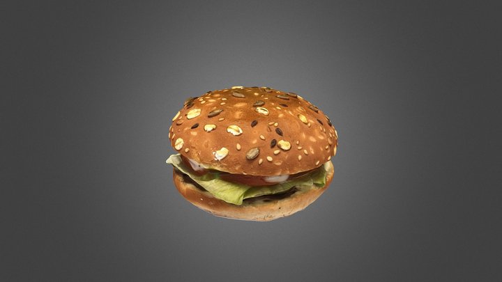 CBJ Handy Size Burger 3 3D Model