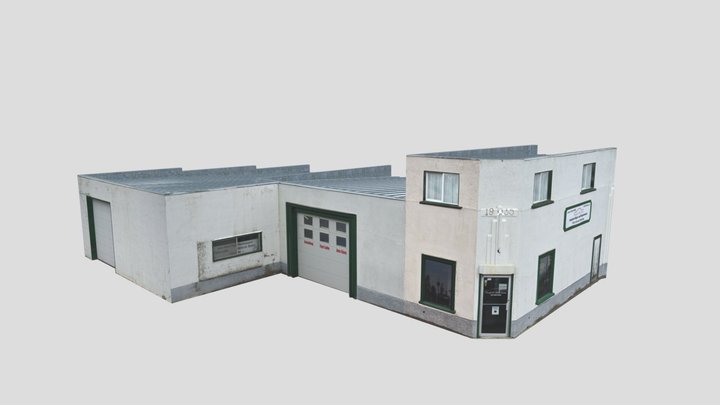 Crossfield 1935 station model rebuild 3D Model