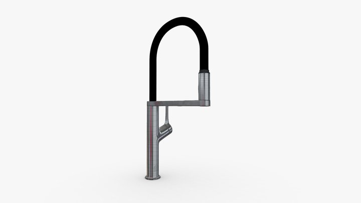 Faucet xiaomi diib dxcf002 chrome 3D Model