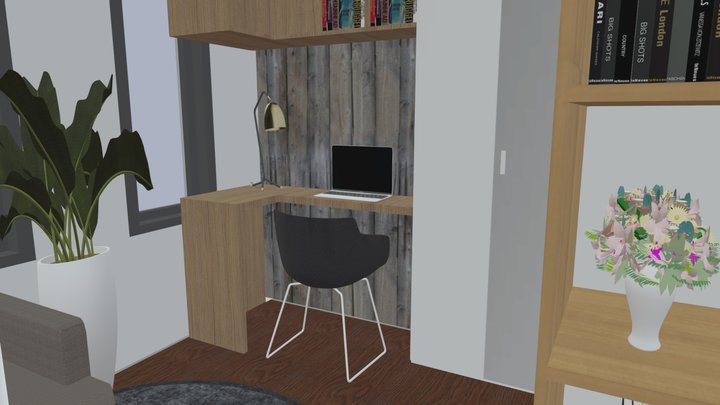 Ruang Kerja 3D Model