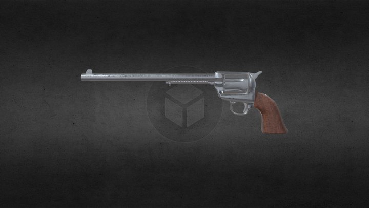 1873 Colt Revolver 3D Model