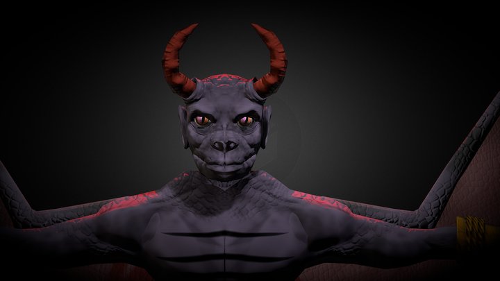 Jurupari, Monster Brazilian Folklore 3D Model
