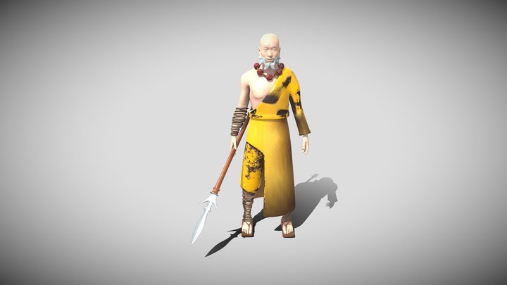 Monk 3D Model